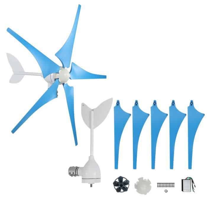 Eoliennes horizontales de jardin 100W à 50Kw
