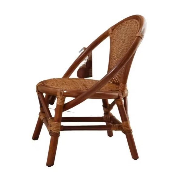 Fauteuil en rotin bohème minimaliste