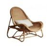 Fauteuil en rotin cocoon nature | NIDO