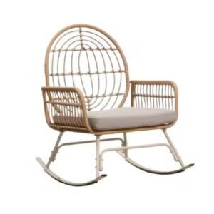 Fauteuil en rotin dossier de tortue | TORA