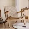 Fauteuil en Rotin et Bois Massif | BAMO