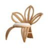 Fauteuil en rotin fleur | FLOR