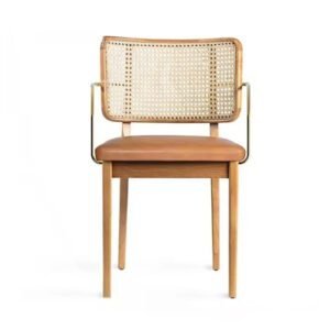 Fauteuil en rotin pour salle à manger | MENA