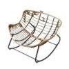 Fauteuil rotin pour salon | NARA