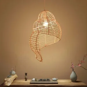 Suspension en Rotin Coquillage | SERI