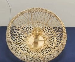 Suspension en rotin design chinois 2 Suspension En Rotin Design Chinois 1