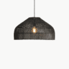 Suspension en Rotin Noir | TIKA