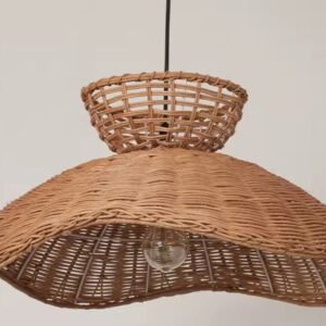 Suspension rotin calice