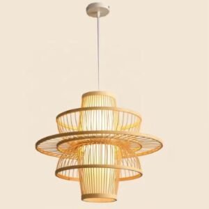 Suspension rotin design moderne