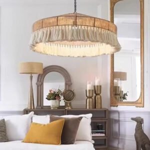 Suspension rotin façon cloche 4 Suspension rotin façon cloche