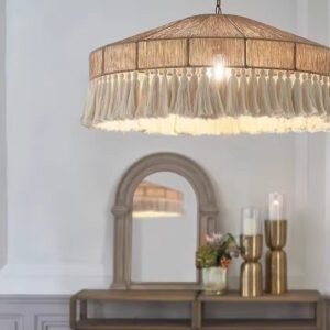 Suspension rotin façon cloche 5 Suspension rotin façon cloche