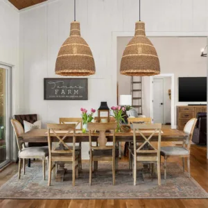 Suspension Rotin Longue | VERA