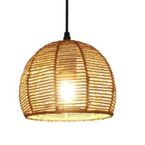 Suspension rotin mi-boule