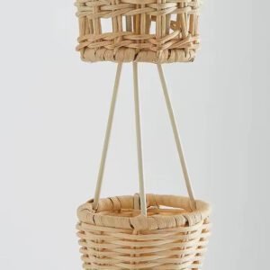 Suspension rotin montgolfière 5 Suspension rotin montgolfière