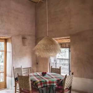 Suspension rotin ondée