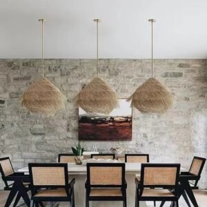 Suspension rotin ondée