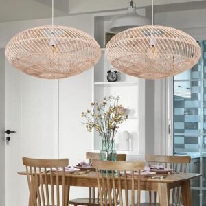 Suspension Rotin Ovale | LONA