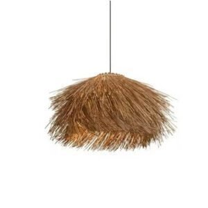 Suspension Rotin Rétro