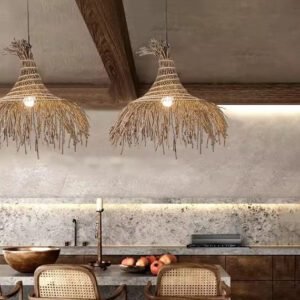 Suspension rotin savane libre