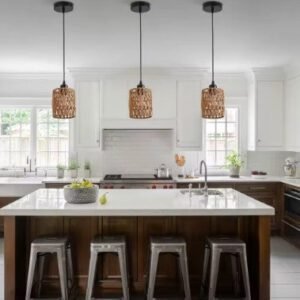 Suspension rotin simple et chic 4 Suspension rotin simple et chic