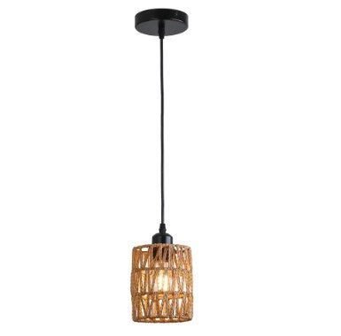 Suspension rotin simple et chic 1 Suspension rotin simple et chic