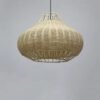 Suspension rotin style chinois loft
