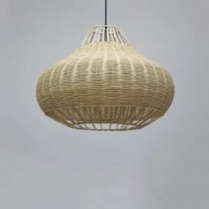 Suspension rotin style chinois loft