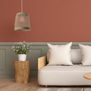 Suspension rotin tressé naturel