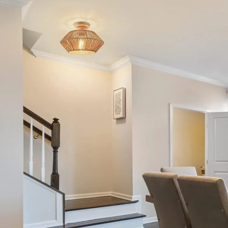 Abat-jour rotin (Bas)