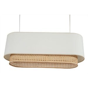 Abat-Jour Rotin Tressé Naturel Élégant Pour Lampe À Poser Chic