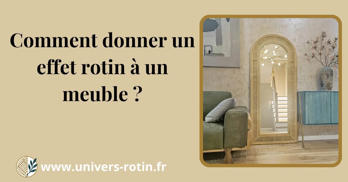 Comment donner un effet rotin à un meuble ? 1 Bloc 62 Titre Artices