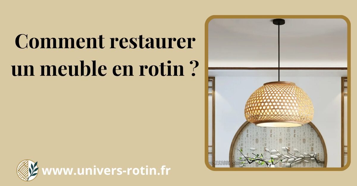 Comment restaurer un meuble en rotin ? 1 Bloc 83 Titre Artices