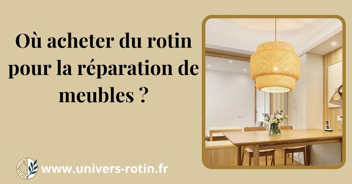 Où acheter du rotin pour la réparation de meubles ? 1 Bloc 86 Titre Artices