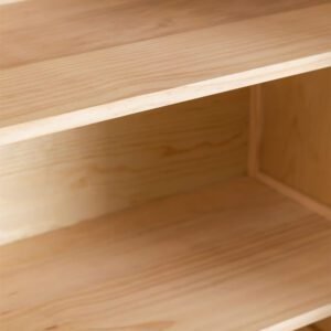 Buffet 2 Portes Rotin Et Bois Contemporain Élégant