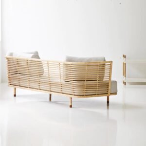 Canapé De Jardin En Rotin Anita Confortable Et Contemporain