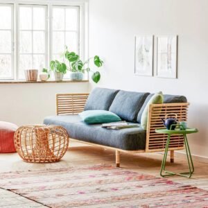 Canapé De Jardin En Rotin Anita Confortable Et Contemporain