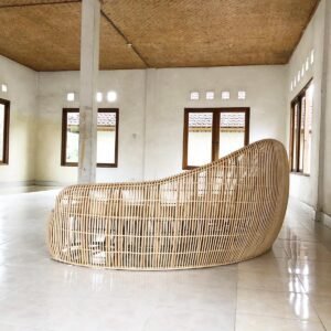 Canapé De Jardin En Rotin Confortable Design Pour Terrasse