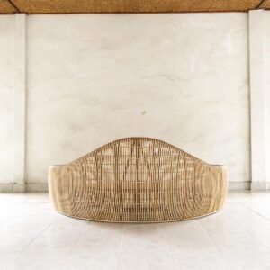 Canapé De Jardin En Rotin Confortable Design Pour Terrasse