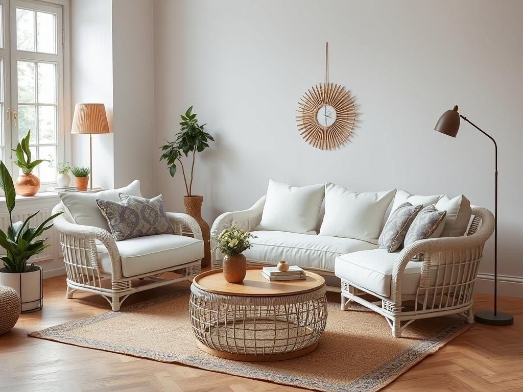 Canapés rotin (Bas)