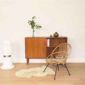 Chaise En Rotin Blanc Élégante Lina Pour Intérieur Raffiné