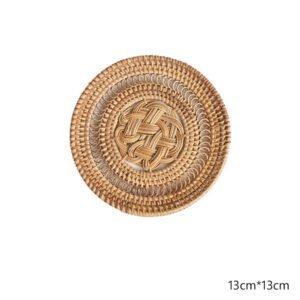 Dessous De Plat Rotin Vintage Tressé Main Style Rétro Authentique 13 Dessous De Plat Rotin Vintage Tressé Main Style Rétro Authentique