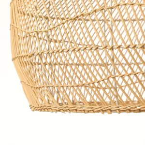 Grande Suspension rotin & corde | KIRI 13 Grande Suspension rotin & corde | KIRI