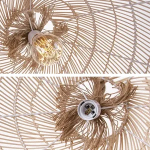 Grande Suspension rotin & corde | KIRI 10 Grande Suspension rotin & corde | KIRI