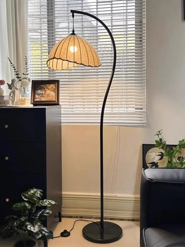 Lampadaires rotin (Bas)