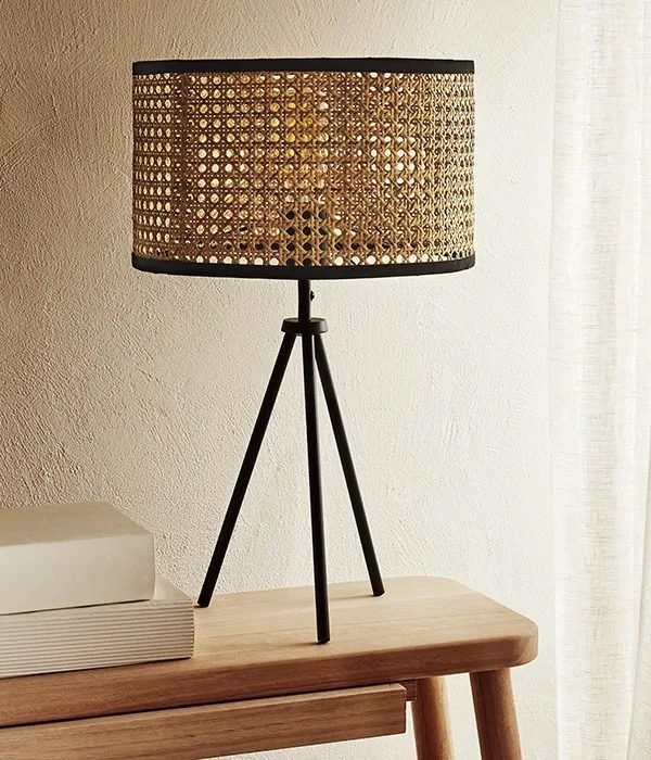 Lampadaires rotin (Bas)