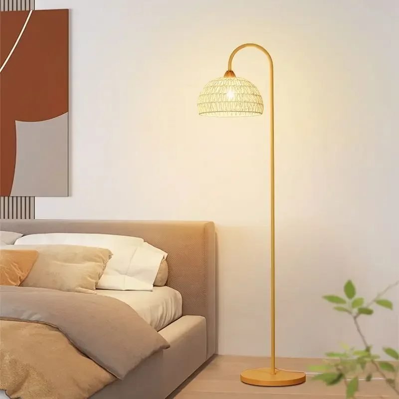 Lampadaires rotin (Bas)