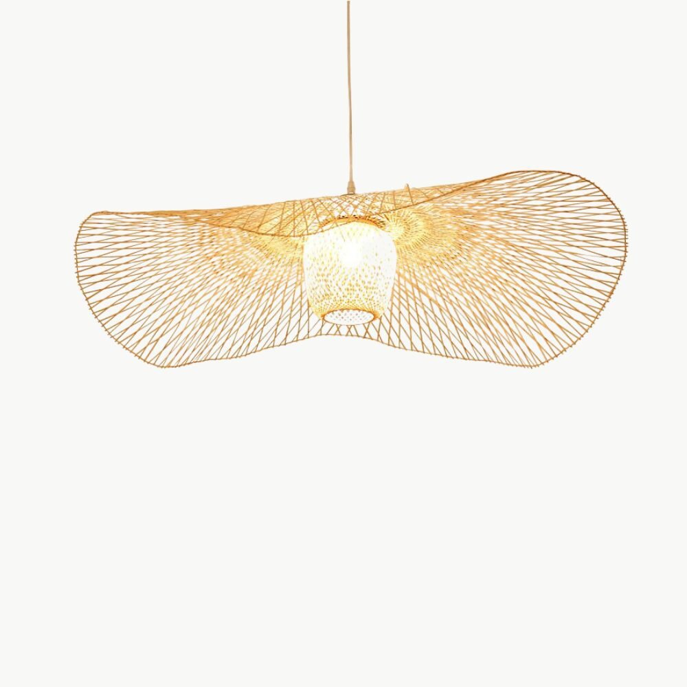 Lustre Libellule En Rotin Tressé Ambiance Bohème Lumineux 2 Lustre Libellule En Rotin Tressé Ambiance Bohème Lumineux