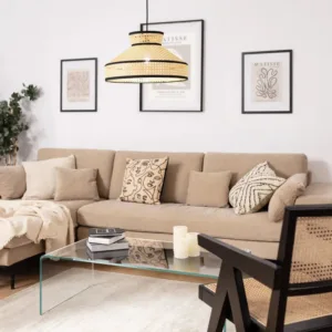 Lustre Suspension Cannage Rotin | ELYA