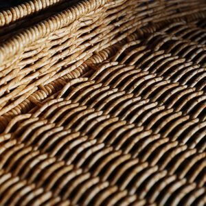 Panier À Fruits En Rotin Tressé Artisanal