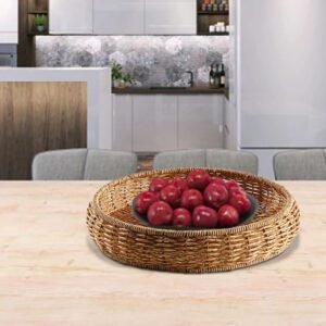 Panier À Fruits En Rotin Tressé Artisanal